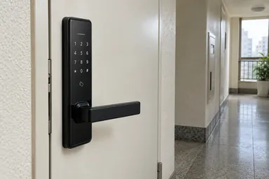 고양 일산동구 장항2동 도어락 설치·교체 안내용 디지털 도어락 예시 이미지