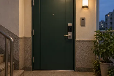 파주 금촌동 도어락 설치·교체 안내용 디지털 도어락 예시 이미지