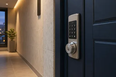 양주 회정동 도어락 설치·교체 안내용 디지털 도어락 예시 이미지